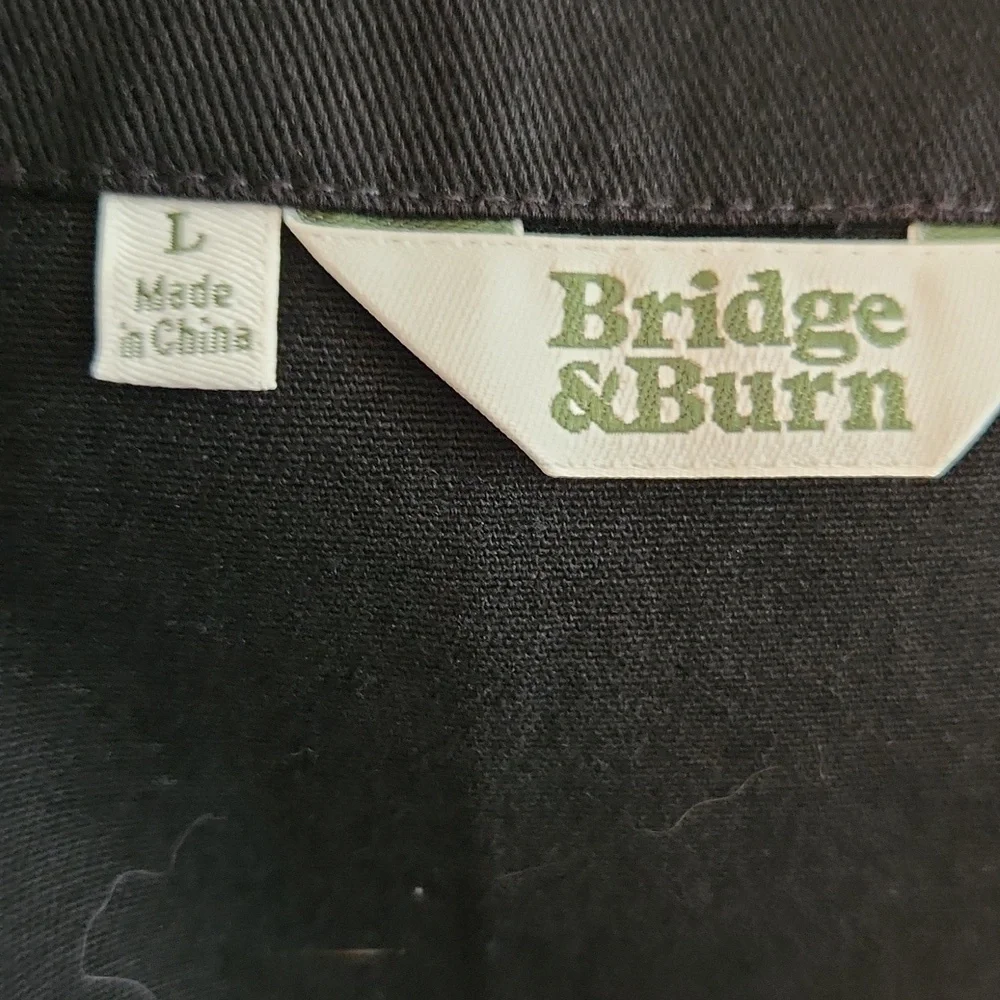 NWOT, Bridge & Burn Renee Dungaree Black Denim Overalls Dress sz L - Picture 7 of 10